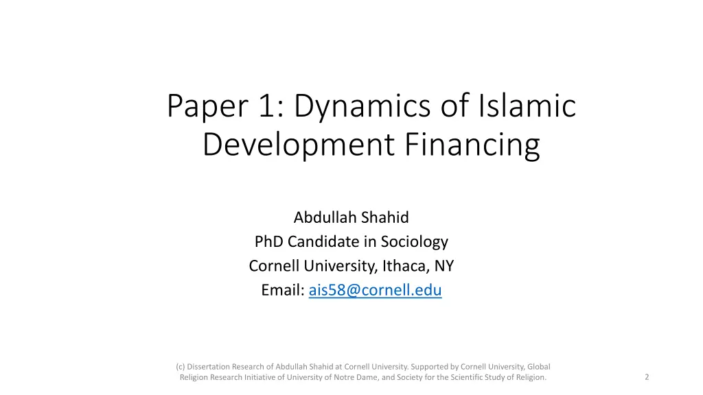 paper 1 dynamics of islamic development financing