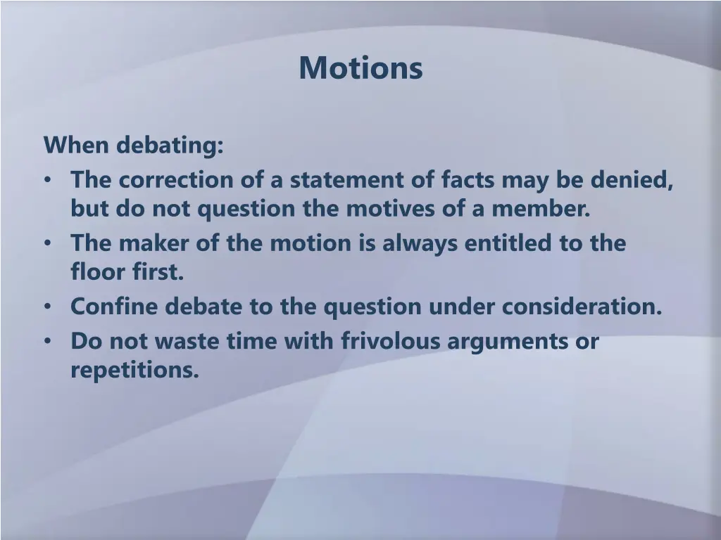 motions 3