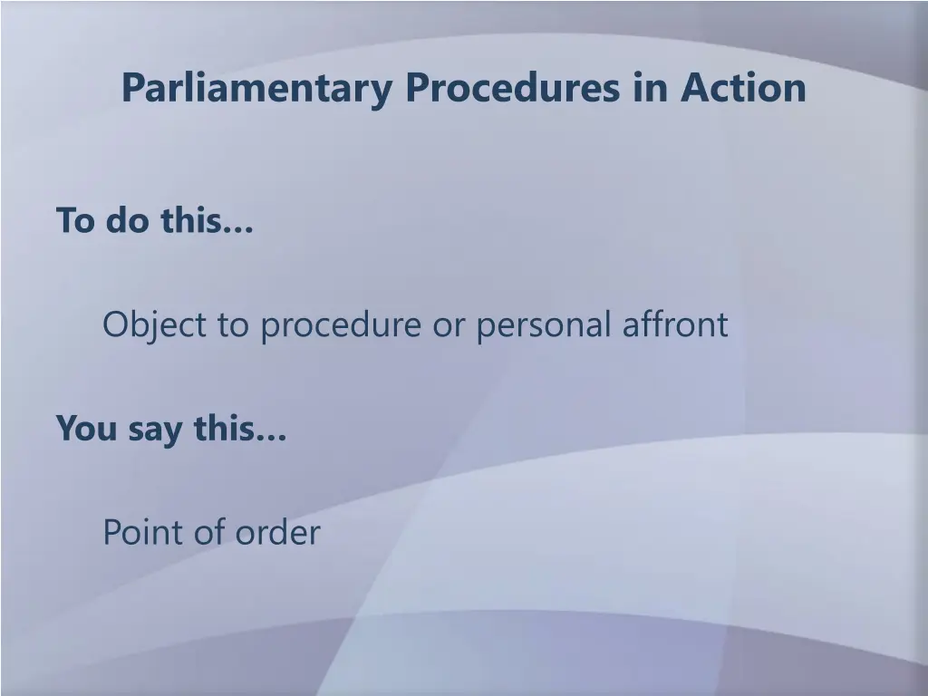 parliamentary procedures in action 10