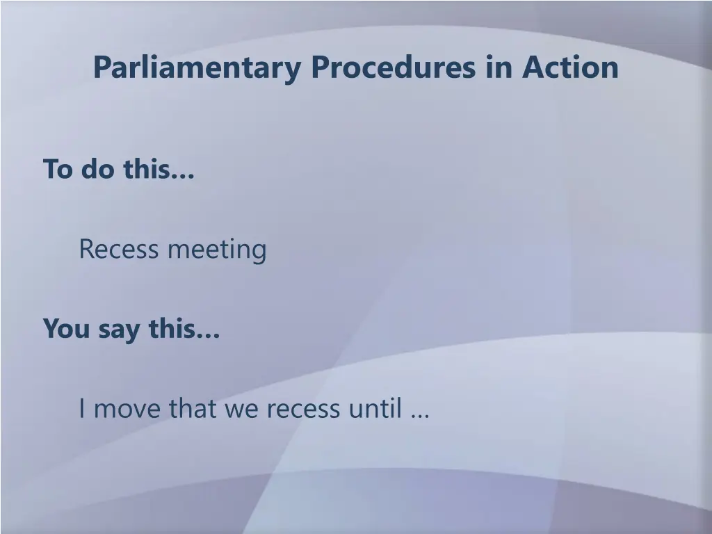 parliamentary procedures in action 13