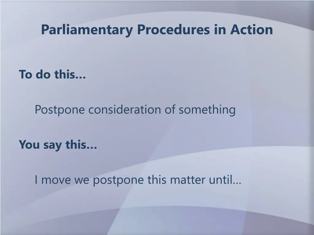 parliamentary procedures in action 4