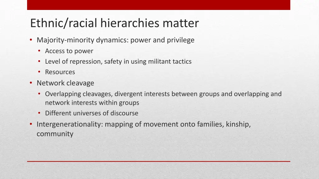 ethnic racial hierarchies matter