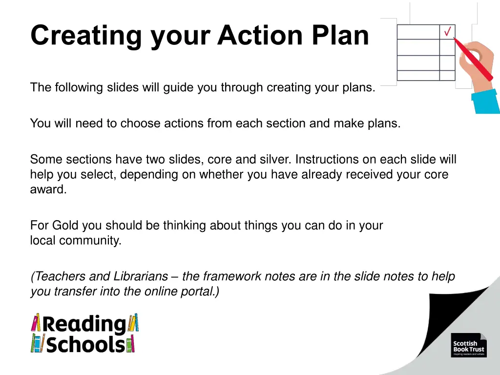 creating your action plan