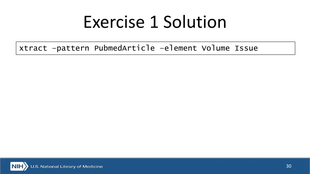 exercise 1 solution