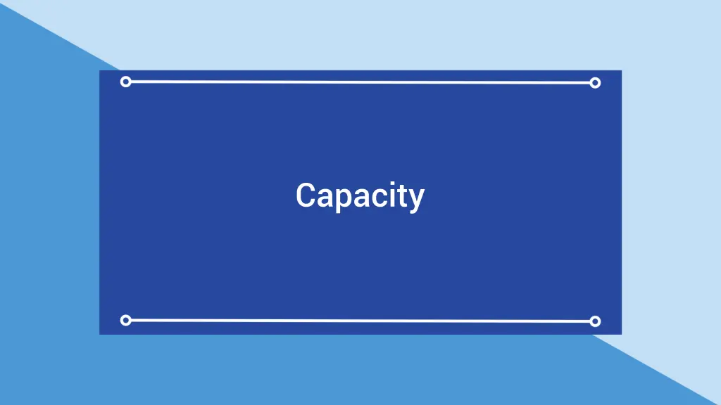 capacity