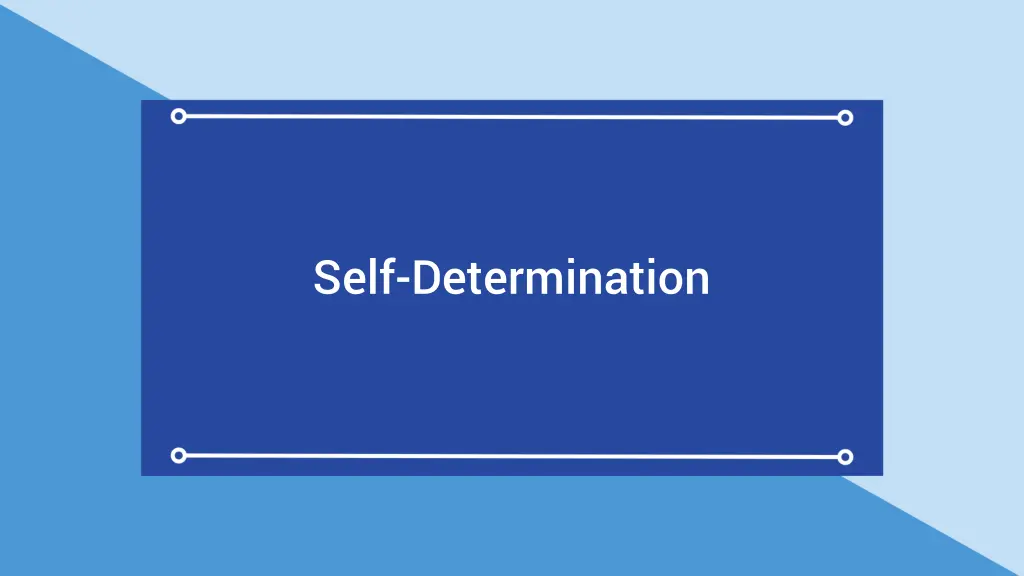 self determination