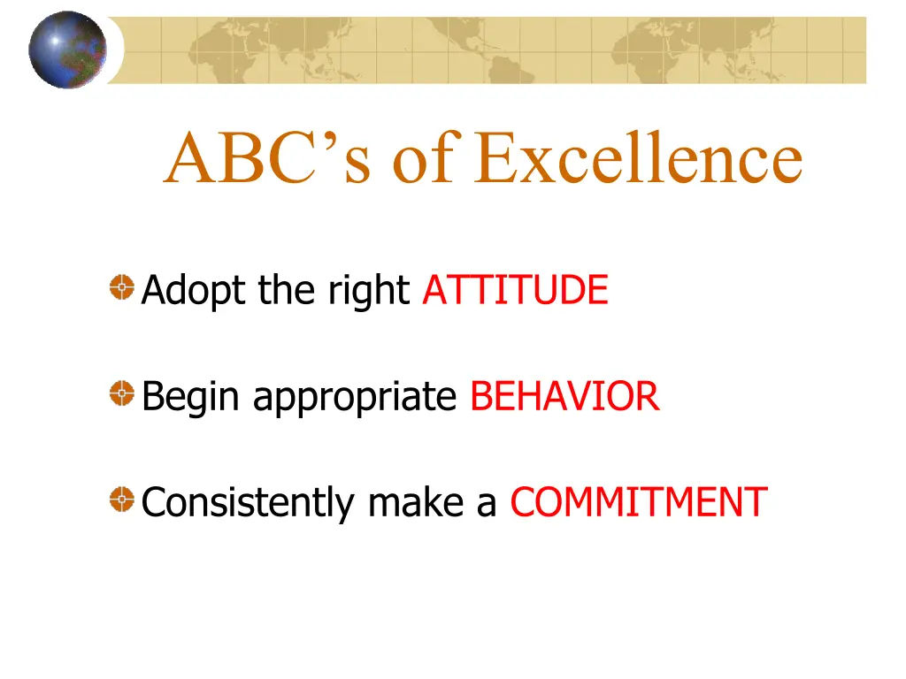 abc s of excellence