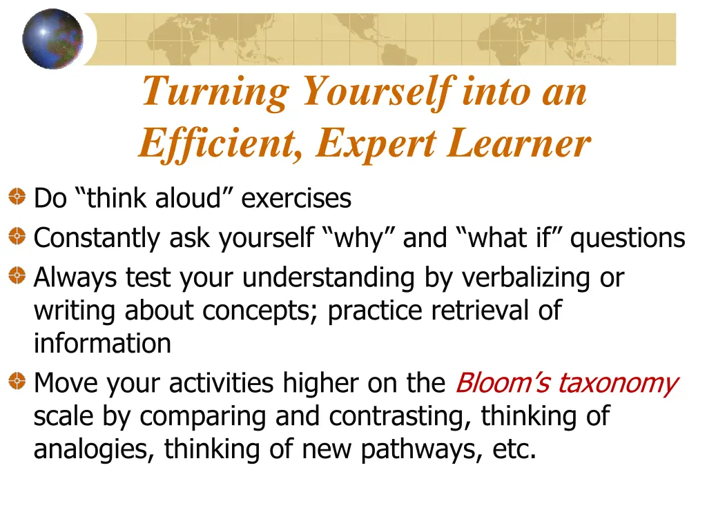 turning yourself into an efficient expert learner