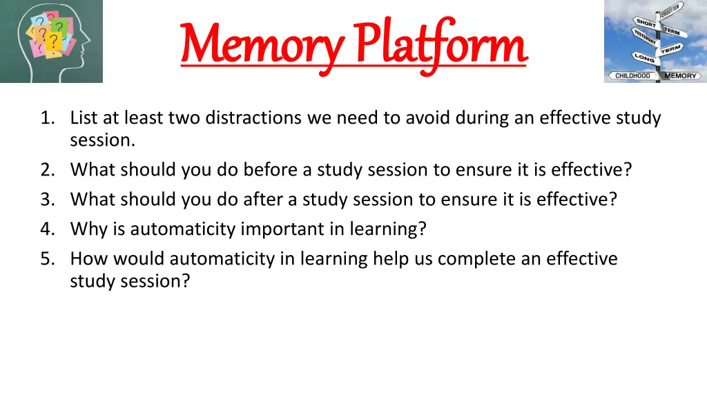 memory platform memory platform 1