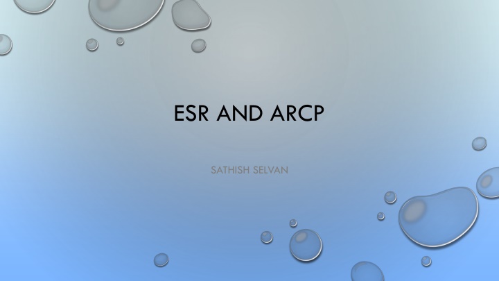 esr and arcp