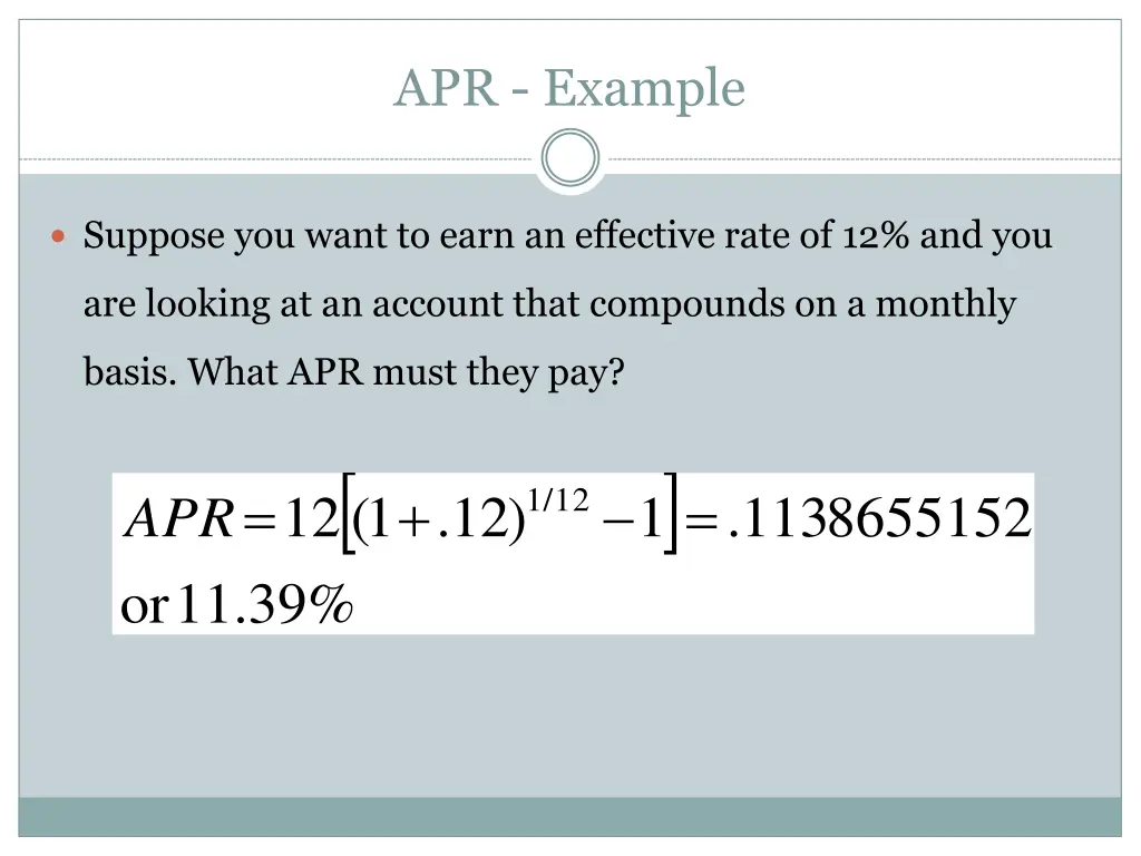 apr example