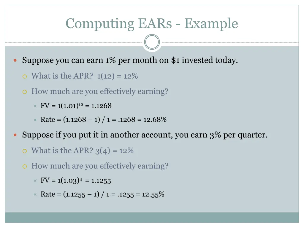 computing ears example