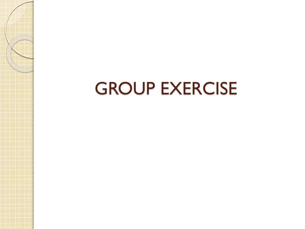 group exercise