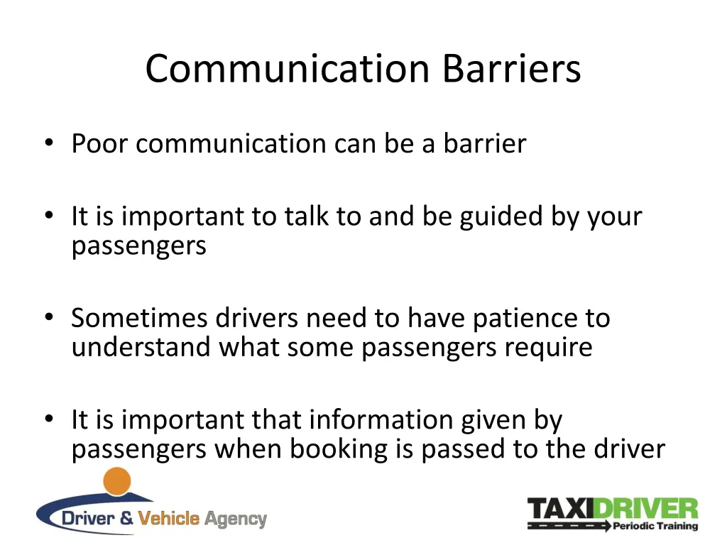 communication barriers