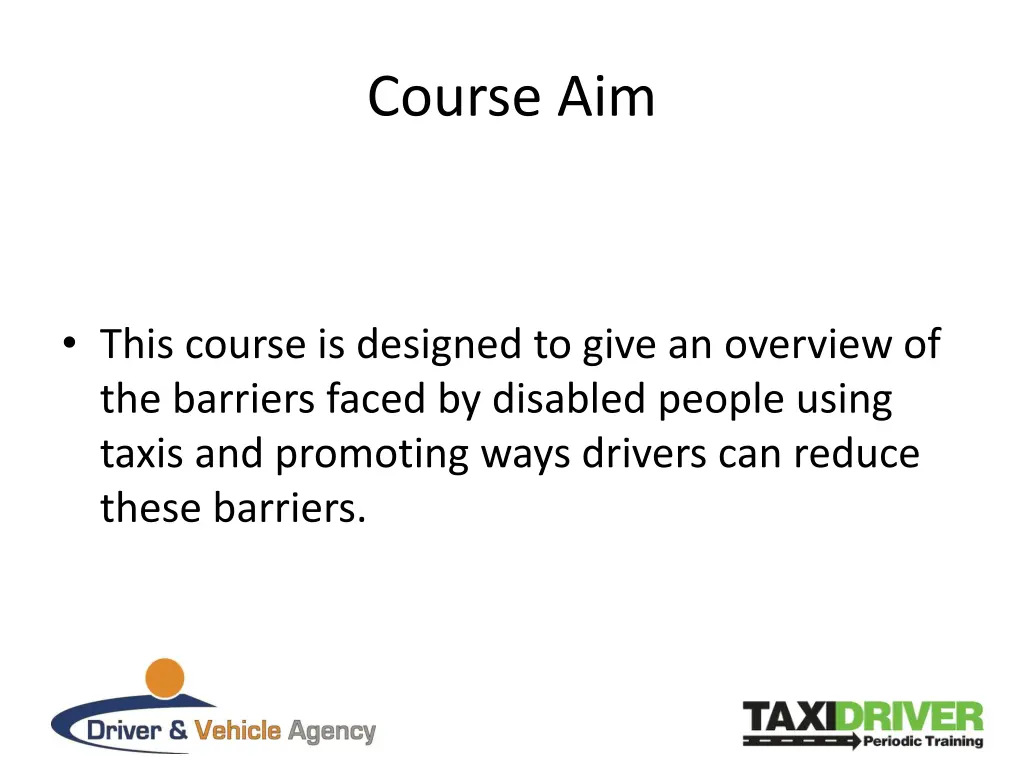 course aim