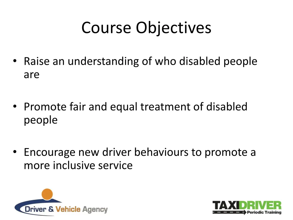 course objectives