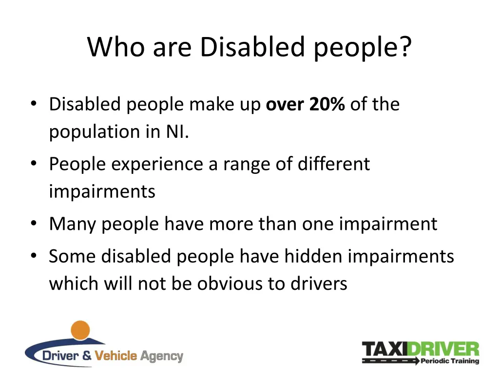 who are disabled people