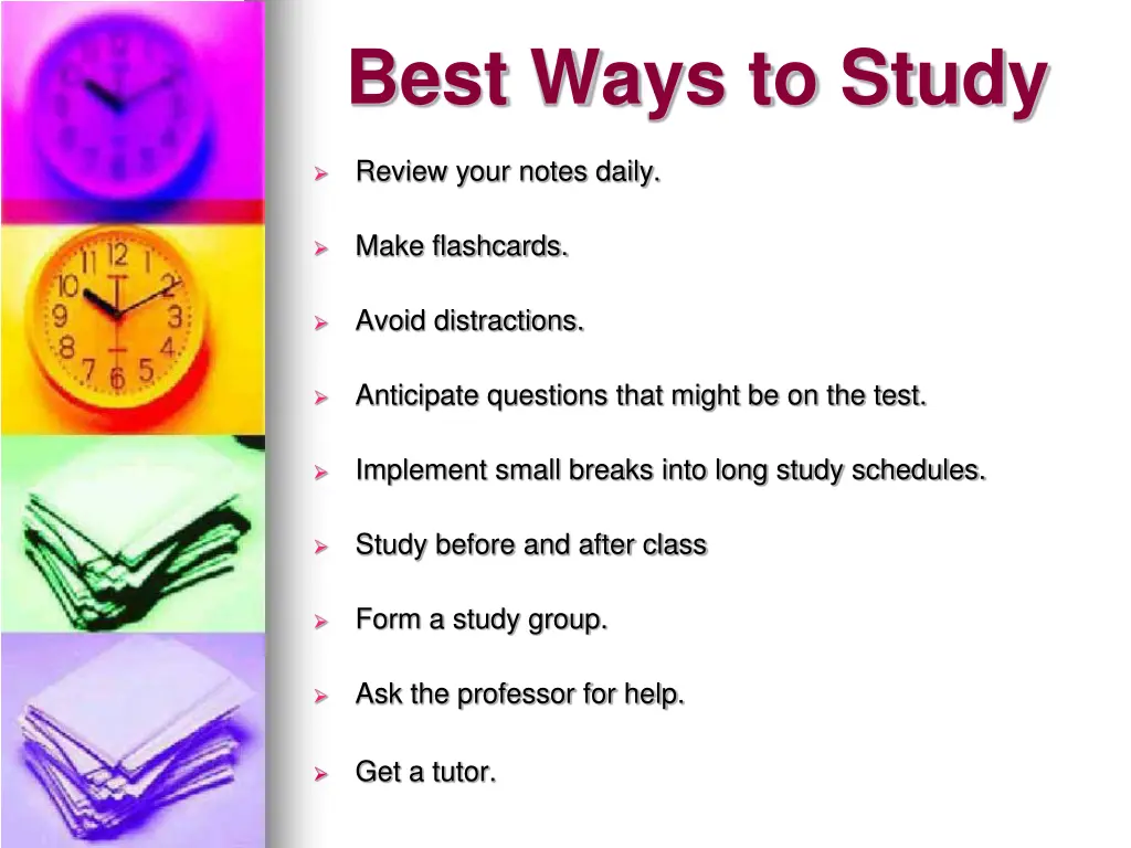 best ways to study