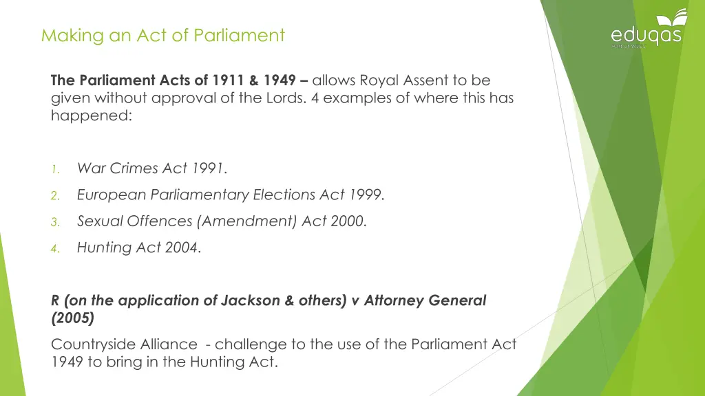 making an act of parliament 4