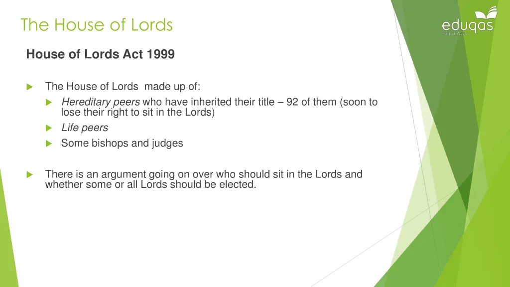 the house of lords