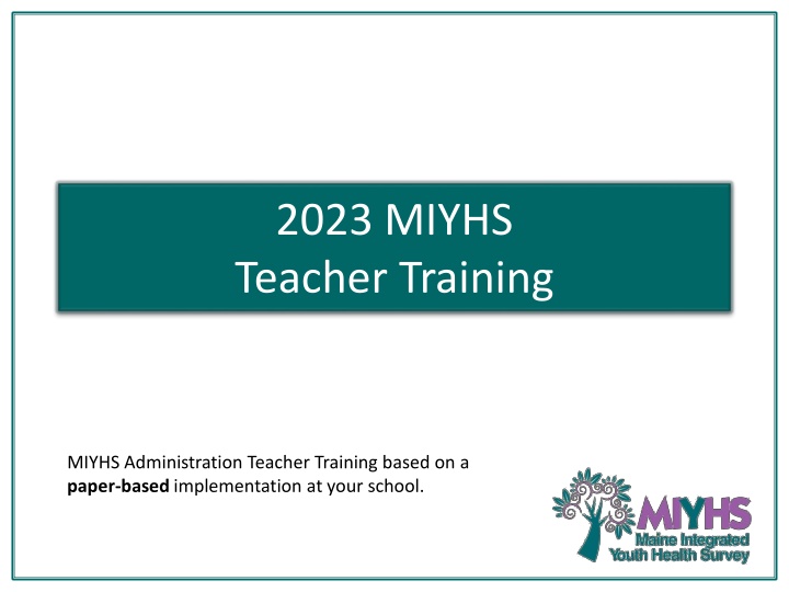 2023 miyhs teacher training