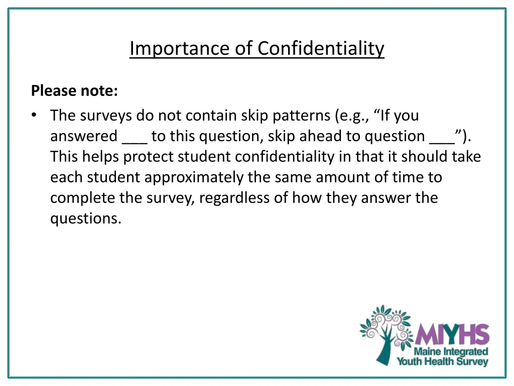 importance of confidentiality 1