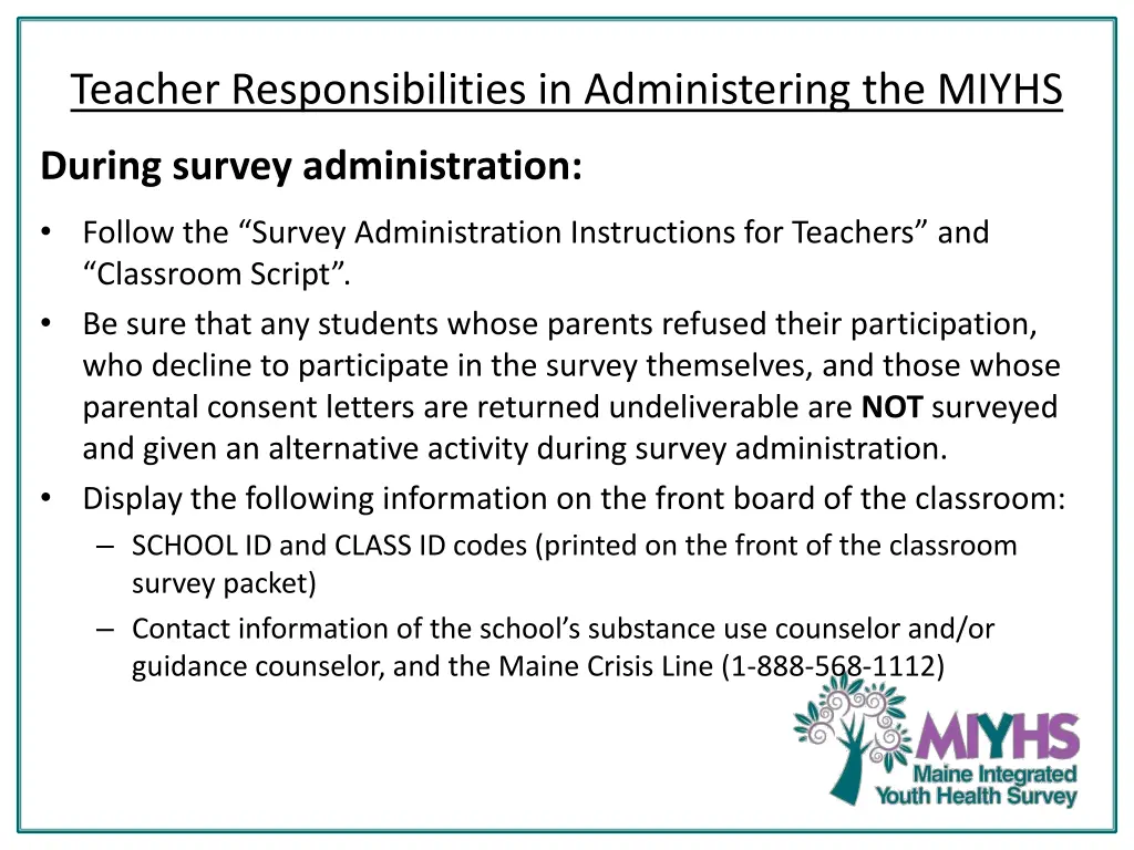 teacher responsibilities in administering 1