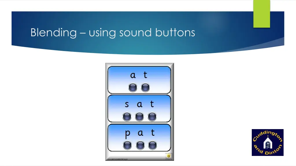 blending using sound buttons