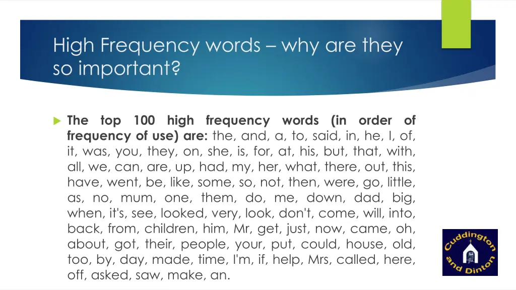 high frequency words why are they so important 1