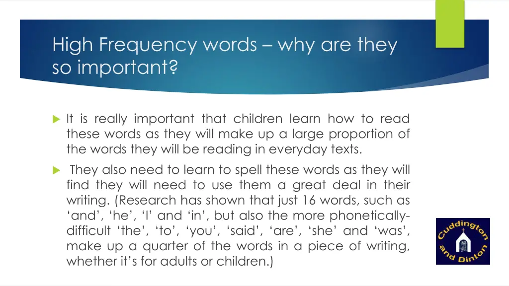 high frequency words why are they so important