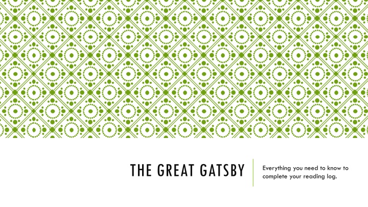 the great gatsby