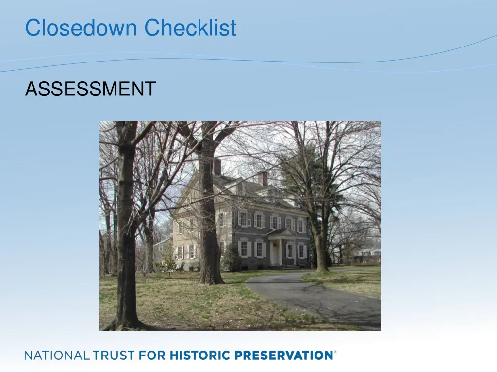 closedown checklist 1