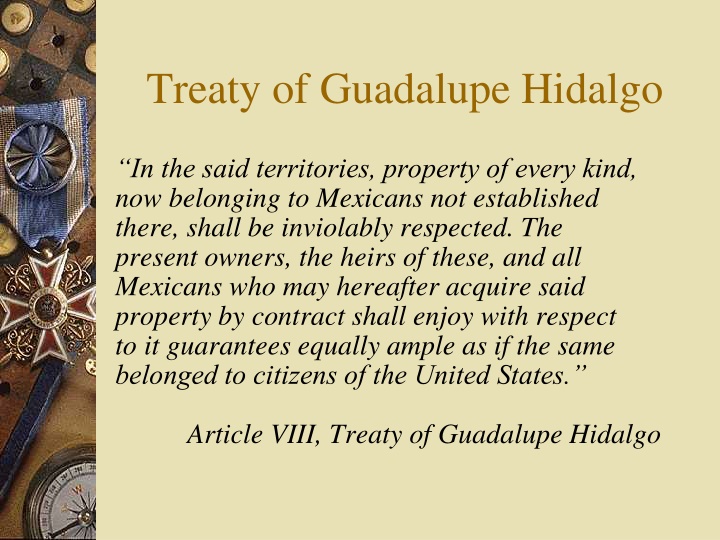 treaty of guadalupe hidalgo