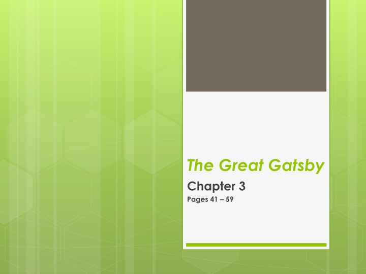 the great gatsby chapter 3 pages 41 59