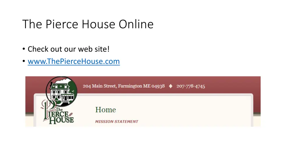 the pierce house online