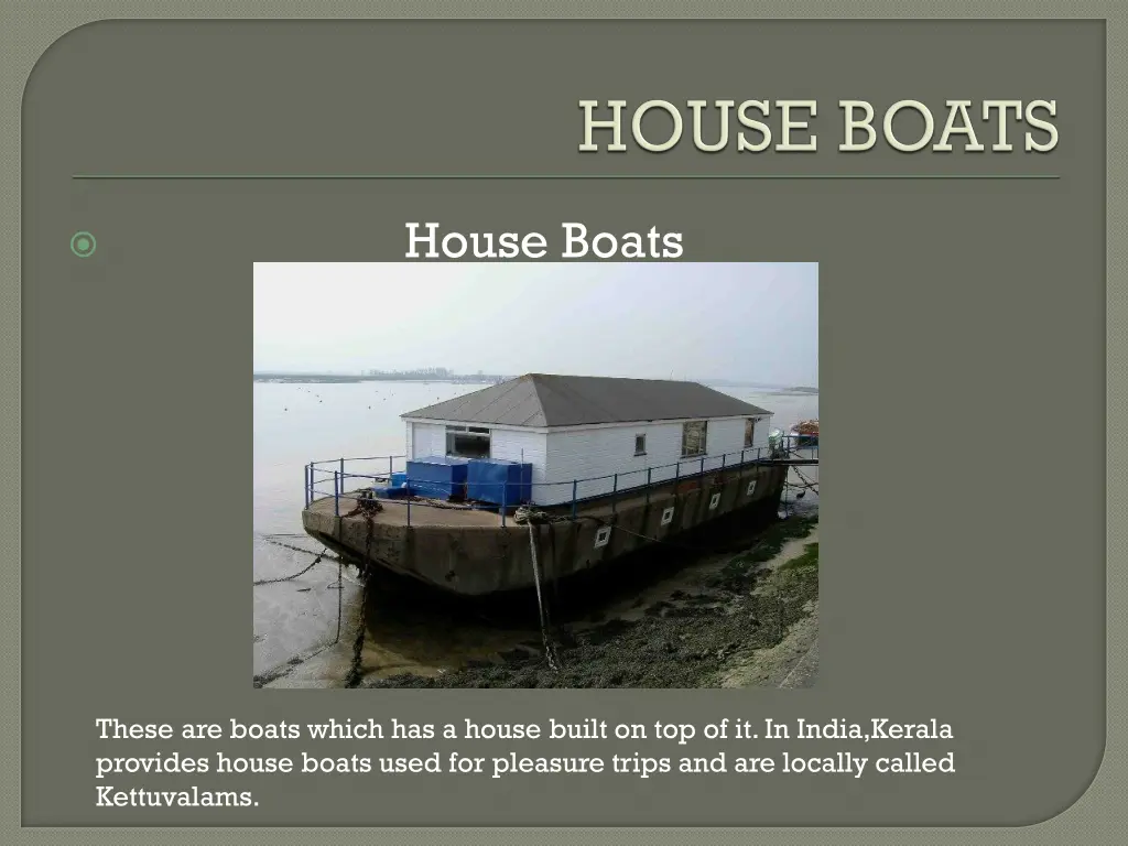 house boats