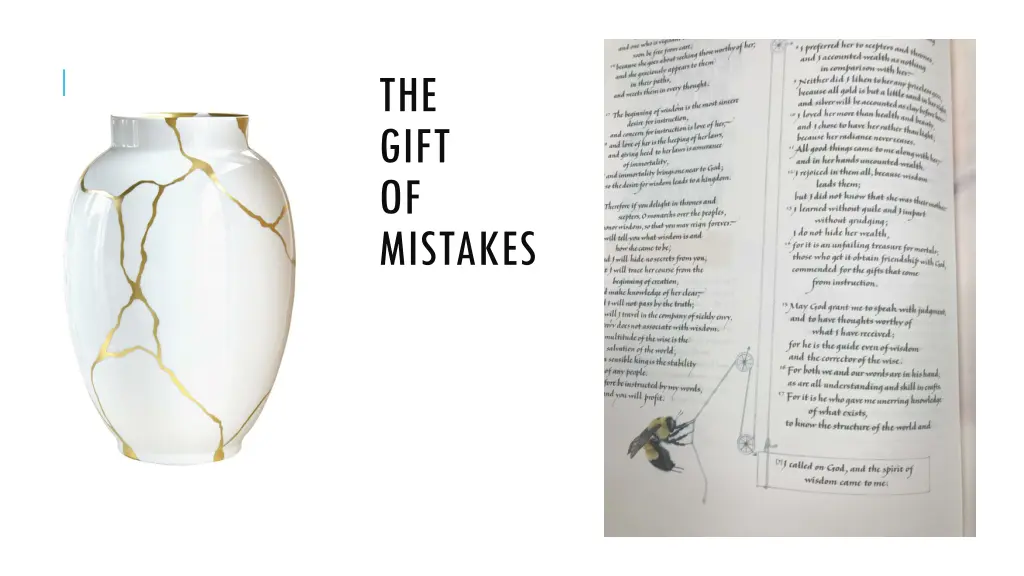 the gift of mistakes