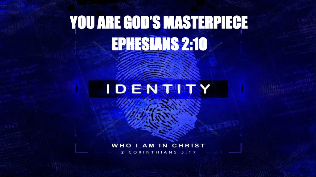 you are god you are god s masterpiece 1