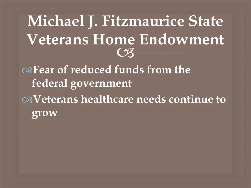 michael j fitzmaurice state veterans home 2