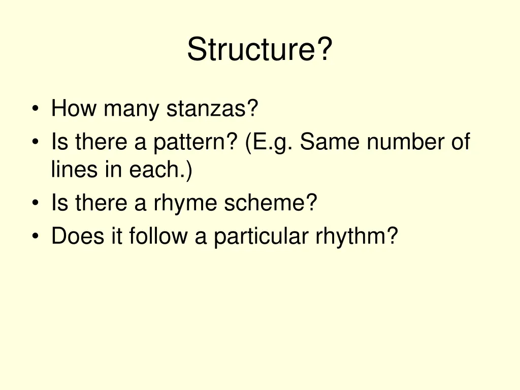 structure