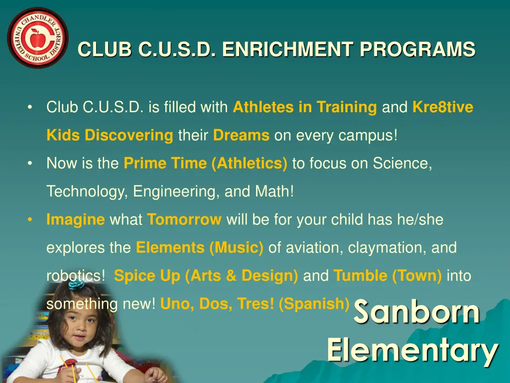 club c u s d enrichment programs 1