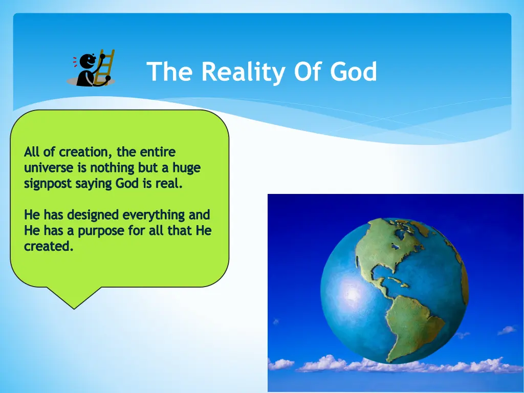 the reality of god