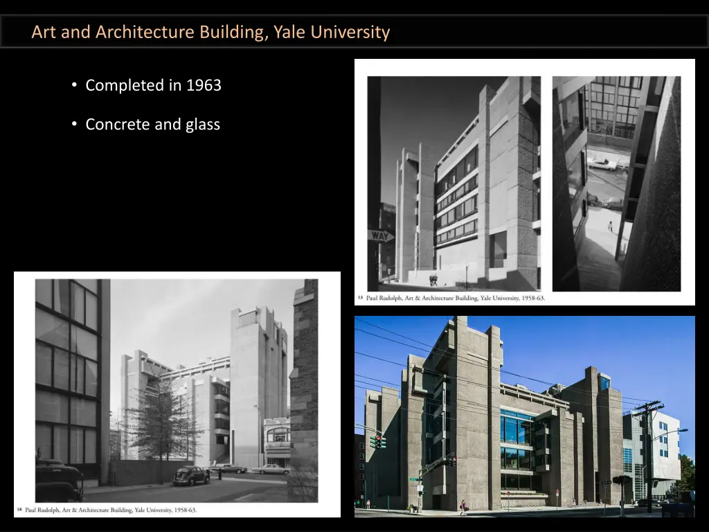 art and architecture building yale university