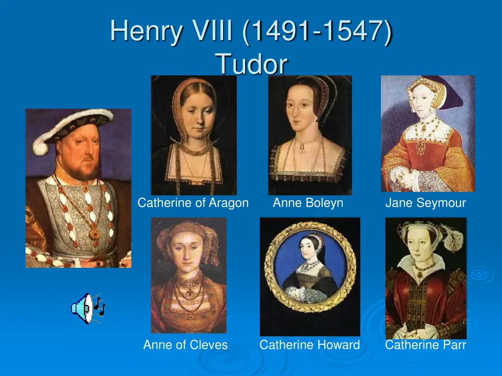 henry viii 1491 1547 tudor