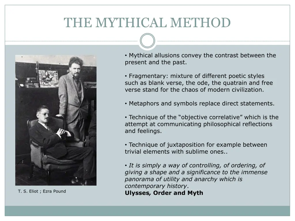 the mythical method