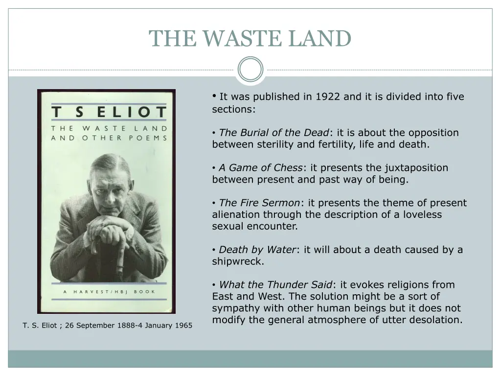 the waste land