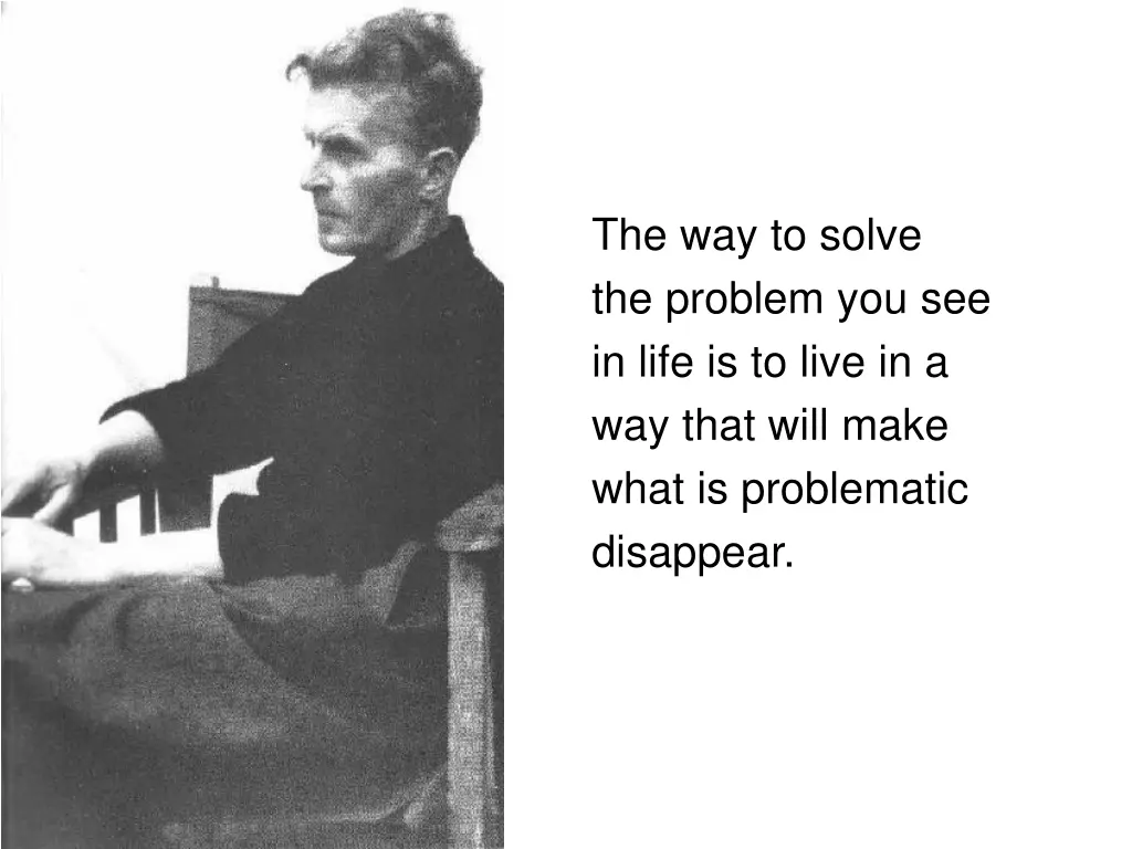 the way to solve the problem you see in life