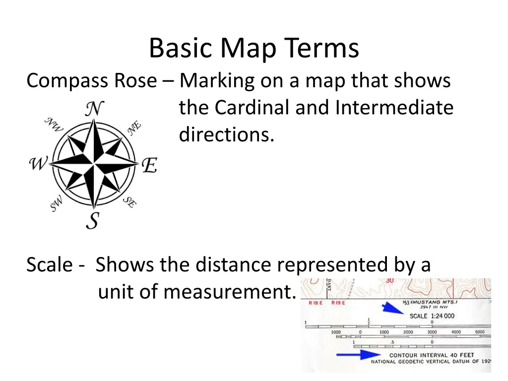 basic map terms 1