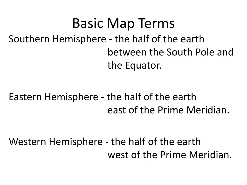 basic map terms 5