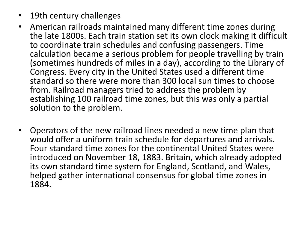 19th century challenges american railroads